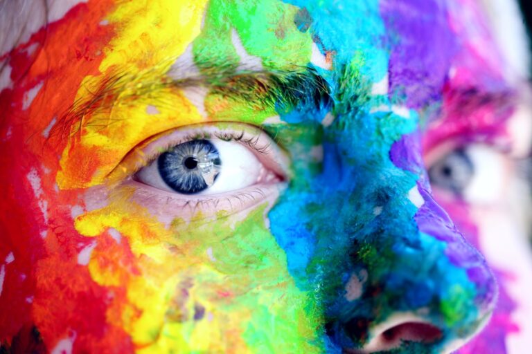 person with body painting. What is the importance of Gender Euphoria