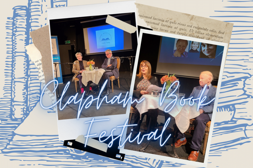 Melvyn Bragg, Tom Sutcliffe, Peter Kemp and Elizabeth Buchan at the Clapham Book Festival 2023