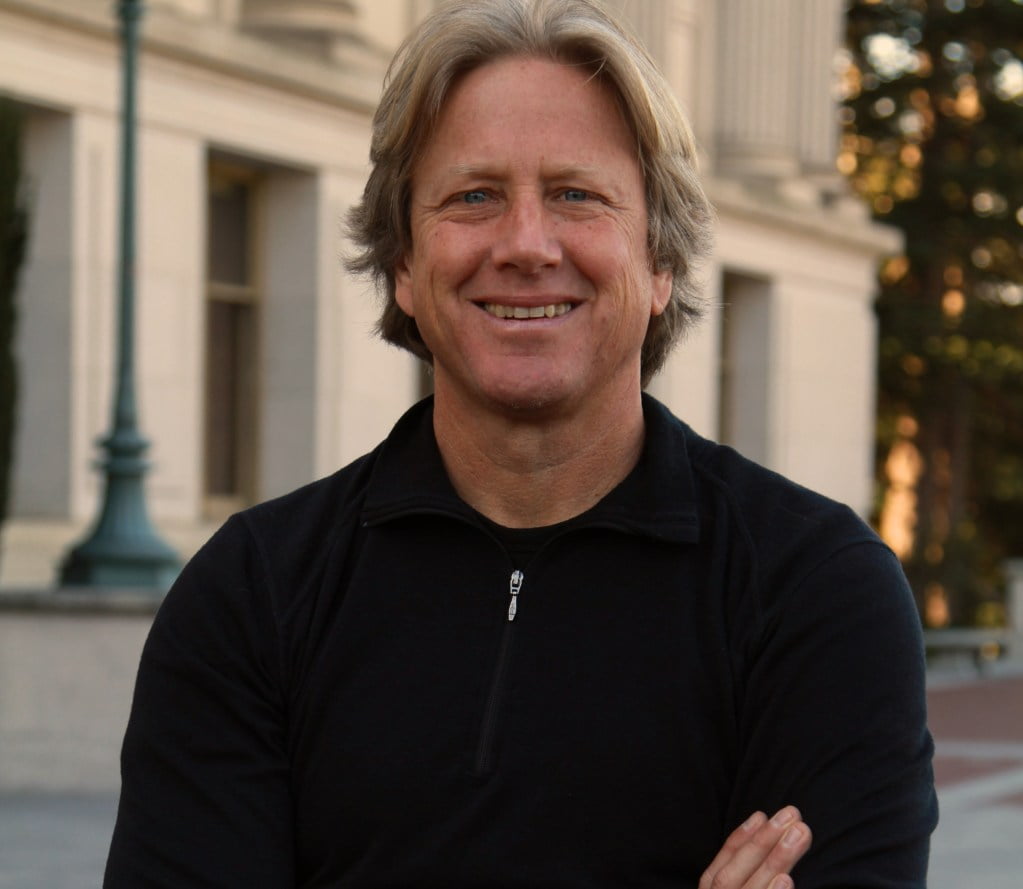 Dacher Keltner with black top, Dacher Keltner's book Awe
