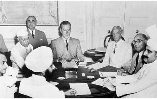 Lord Mountbatten meets Nehru, Jinnah and other Leaders to plan Partition of India.