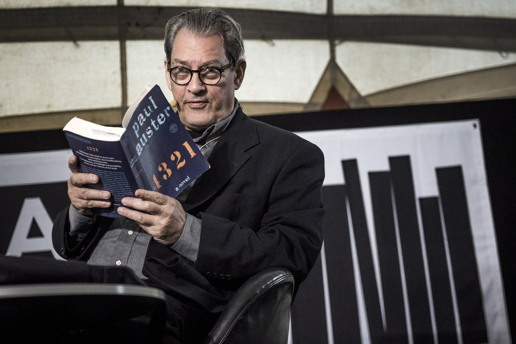 Writer Paul Auster at the Louisiana Literature 2017