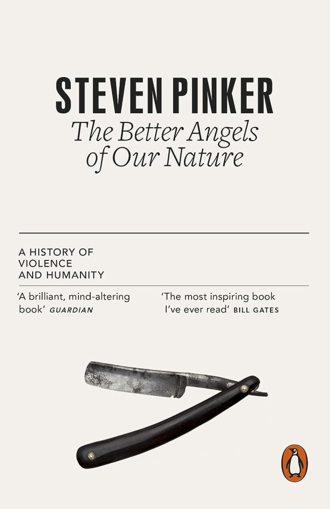 The Better Angels of Our Nature by Steven Pinker. International Day of Peace books