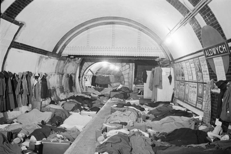 The London Underground As Air Raid Shelter, London, England, 1940. Millie Bobby Brown book Nineteen Steps looks into air raid shelter disaster