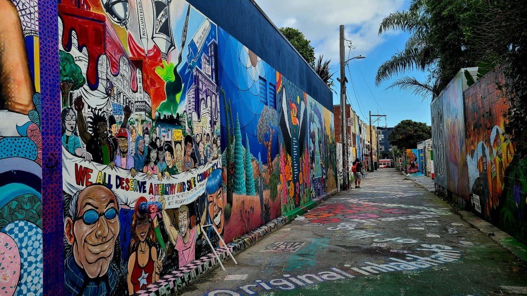 San Francisco colourful murals