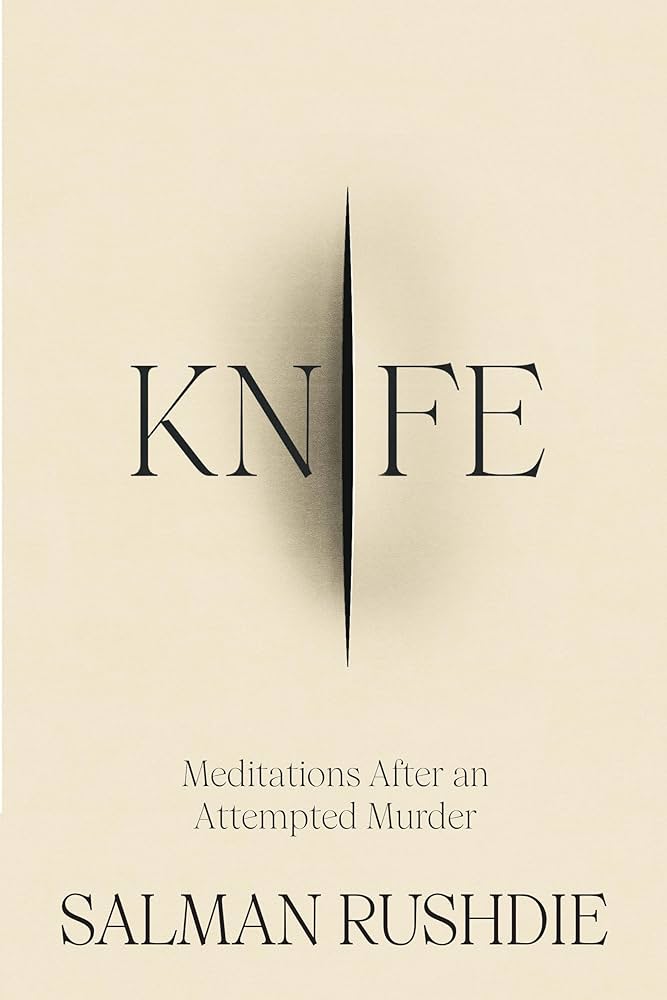 Knife book cover by Salman Rushdie