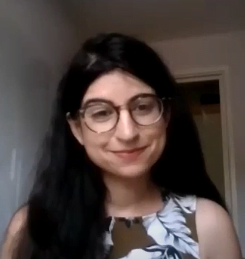 Noreen Masud pictured during an interview with 'Bad at Keeping Secrets' YouTube channel
