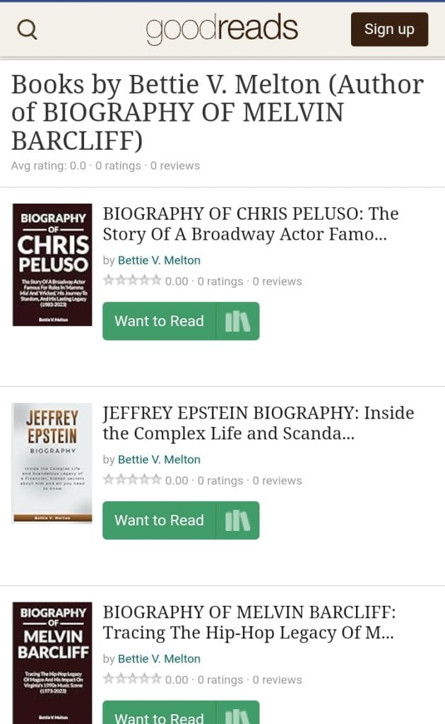 Goodreads shows fake profile with AI-generated books